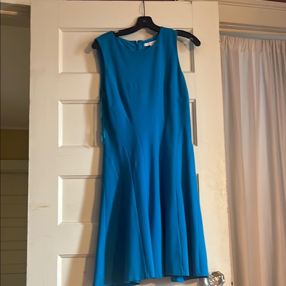DVF- Super Comfy Dress - Lined and good with scarf-